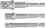 Sada adaptérov Strend Pro, do vŕtačky, 1/4", 3/8", 1/2"