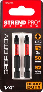 Bit Strend Pro Premium Pozidriv, PZ 2, pack of 2 pcs