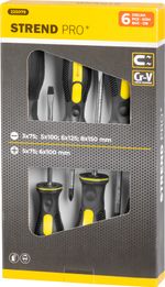 Screwdriver Set Strend Pro SD9963, 6-piece, flat + Phillips