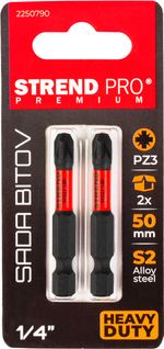 Bit Strend Pro Premium Pozidriv, PZ 3, pack. 2 pcs
