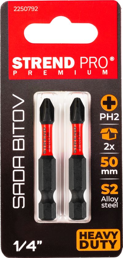 Bit Strend Pro Premium Phillips, PH 2, pack. 2 pcs