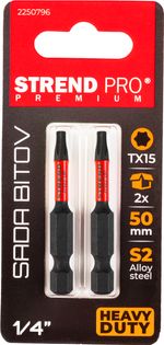 Bit Strend Pro Premium Torx, T 15, bal. 2 ks