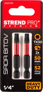 Bit Strend Pro Premium Torx, T 30, csomag 2 db