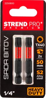 Bit Strend Pro Premium Torx, T 40, csomag 2 db