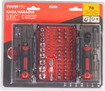 Screwdriver Strend Pro, 1-ratchet, 78-piece set