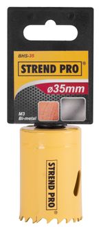 Hole Saw Strend Pro BHS44, 35 mm, M3 Bi-metal, for metal, saw-type