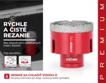 Core Drill Strend Pro Premium DCB11, 50 mm, M14, diamond, professional