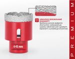 Core Drill Strend Pro Premium DCB11, 45 mm, M14, diamond, professional