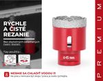 Core Drill Strend Pro Premium DCB11, 45 mm, M14, diamond, professional