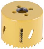 Lyukfúró Strend Pro BHS44, 60 mm, M3 Bi-metal, fém lyukfúró, fűrész típusú
