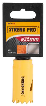 Lyukfúró Strend Pro BHS44, 25 mm, M3 Bi-metal, fém lyukfúró, fűrész típusú