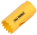 Hole Saw Strend Pro BHS44, 22 mm, M3 Bi-metal, for metal, saw-type