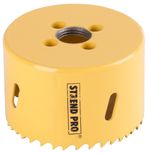 Lyukfúró Strend Pro BHS44, 68 mm, M3 Bi-metal, fém lyukfúró, fűrész típusú