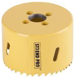 Hole Saw Strend Pro BHS44, 68 mm, M3 Bi-metal, for metal, saw-type