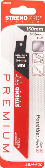 Fűrészlap Strend Pro SBM-600, kardfűrészhez, 150/0.90 mm, Bi-fém, S922EF