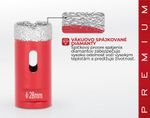 Koronafúró Strend Pro Premium DCB11, 28 mm, M14, koronafúró, gyémánt, professzionális