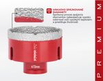 Koronafúró Strend Pro Premium DCB11, 72 mm, M14, koronafúró, gyémánt, professzionális
