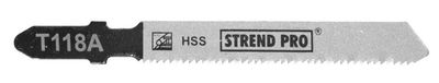 Fűrészlap Strend Pro T118A, szúrófűrészhez, 77 mm, 21 fog, fémhez, csomag 5 db