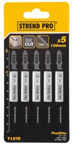 Jigsaw Blade Strend Pro T127D, 100 mm, 8T, for metal, pack of 5 pcs