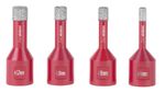 Lyukfúró készlet Strend Pro Premium DCB11S2, 6-8-10-12 mm, M14, gyémánt, koronafúrók, professzionáli