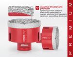 Hole Saw Set Strend Pro Premium DCB11S5, 20-35-45-55-68 mm, M14, diamond, core bits, professional
