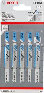 List BOSCH 2.608.631.013, T118A, bal. 5ks