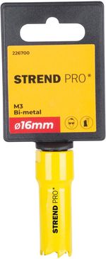 Hole Saw Strend Pro BHS44, 16 mm, M3 Bi-metal, for metal, saw-type