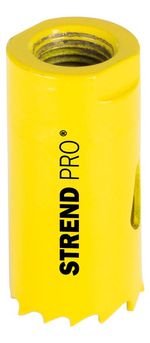 Hole Saw Strend Pro BHS44, 22 mm, M3 Bi-metal, for metal, saw-type
