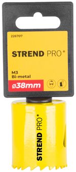 Lyukfúró Strend Pro BHS44, 38 mm, M3 Bi-metal, fém lyukfúró, fűrész típusú