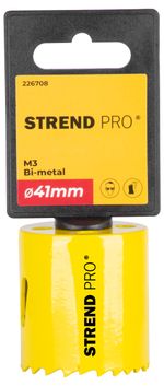 Lyukfúró Strend Pro BHS44, 41 mm, M3 Bi-metal, fém lyukfúró, fűrész típusú