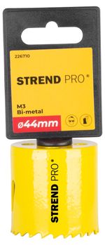 Hole Saw Strend Pro BHS44, 44 mm, M3 Bi-metal, for metal, saw-type