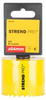 Lyukfúró Strend Pro BHS44, 54 mm, M3 Bi-metal, fém lyukfúró, fűrész típusú