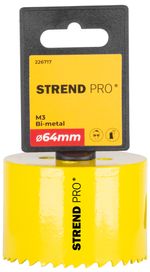 Lyukfúró Strend Pro BHS44, 64 mm, M3 Bi-metal, fém lyukfúró, fűrész típusú