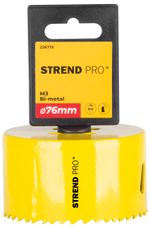 Lyukfúró Strend Pro BHS44, 76 mm, M3 Bi-metal, fém lyukfúró, fűrész típusú