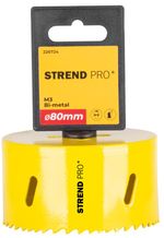 Hole Saw Strend Pro BHS44, 80 mm, M3 Bi-metal, for metal, saw-type