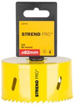 Hole Saw Strend Pro BHS44, 82 mm, M3 Bi-metal, for metal, saw-type
