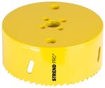 Lyukfúró Strend Pro BHS44, 105 mm, M3 Bi-metal, fém lyukfúró, fűrész típusú