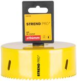 Lyukfúró Strend Pro BHS44, 114 mm, M3 Bi-metal, fém lyukfúró, fűrész típusú