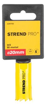 Hole Saw Strend Pro BHS44, 20 mm, M3 Bi-metal, for metal, saw-type