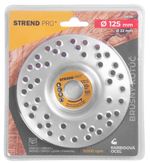 Tárcsa Strend Pro, 125 mm, facsiszoló, furatokkal, sarokcsiszolóhoz