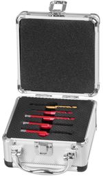 Dry diamond drill set Strend Pro Premium, 6-8-10-12 mm, HEX, 6 mm, glass drill bit, diamond core hol