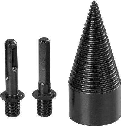 Ék Strend Pro, hasító ék, kúp, 42 mm, HEX 1/2" és SDS+ adapterek, fához