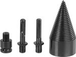 Splitting Cone Strend Pro, 50 mm, 3x adapter, for wood