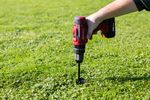 Auger Strend Pro, for ground, for screwdriver, 5x22 cm