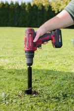 Auger Strend Pro, for ground, for screwdriver, 8x35 cm