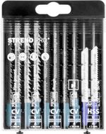 Blades Strend Pro Premium, for jigsaw, set, mix, pack. 10 pcs