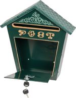 Mailbox Albert, 360x90x380 mm, green