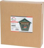 Levélszekrény Albert, 360x90x380 mm, postai, zöld