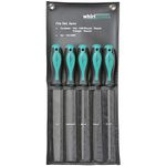 File Set Whirlpower® 154-5005, 5-piece, 200 mm, flat, round, square, straight, half-round