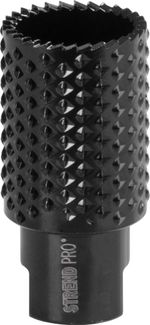Rasp Strend Pro RSP40, 30 mm, for angle grinder, black, cylindrical